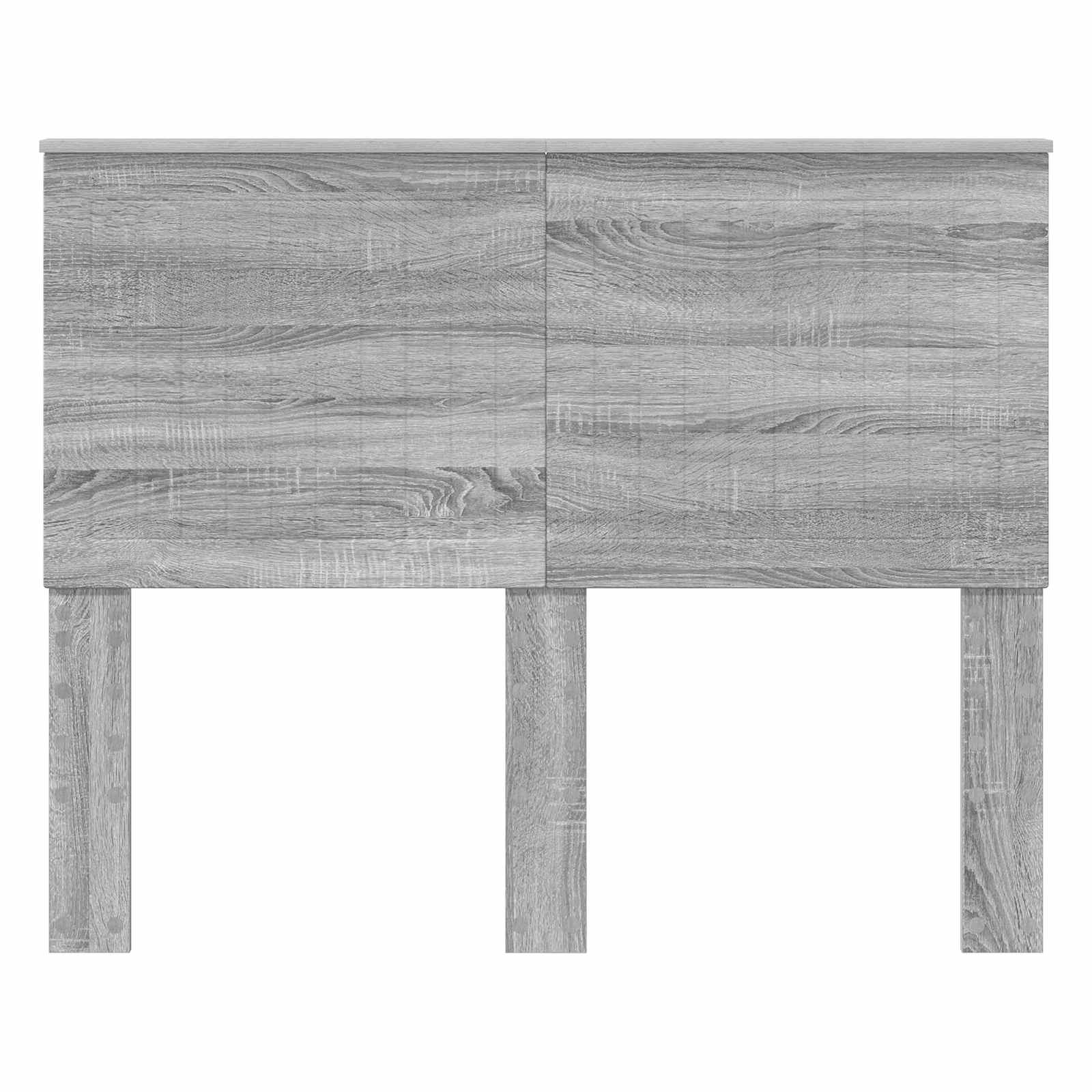 Uzglavlje s uzglavljem Siva Sonoma 135 cm Konstruirano drvo