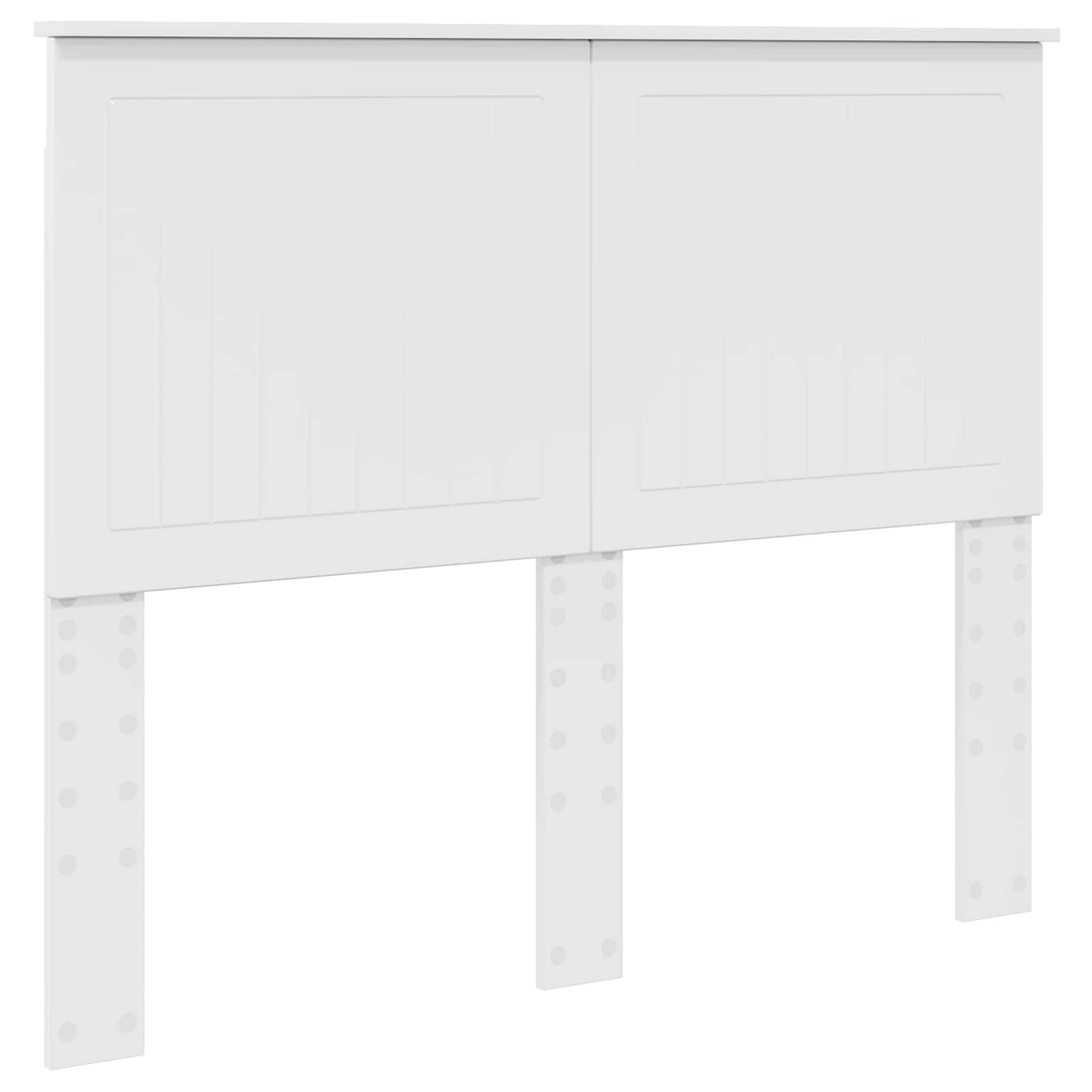 Uzglavlje s uzglavljem Sjajno bijelo 120 cm Konstruirano drvo
