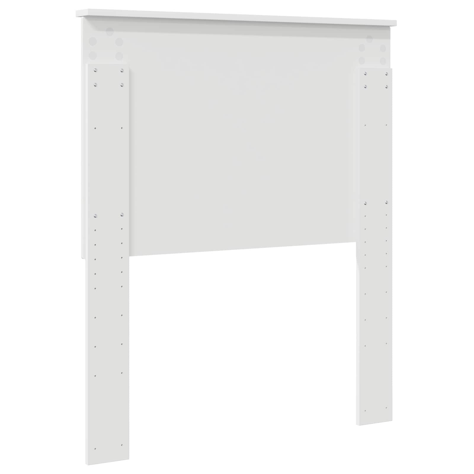 Uzglavlje s uzglavljem Bijelo 80 cm Konstruirano drvo