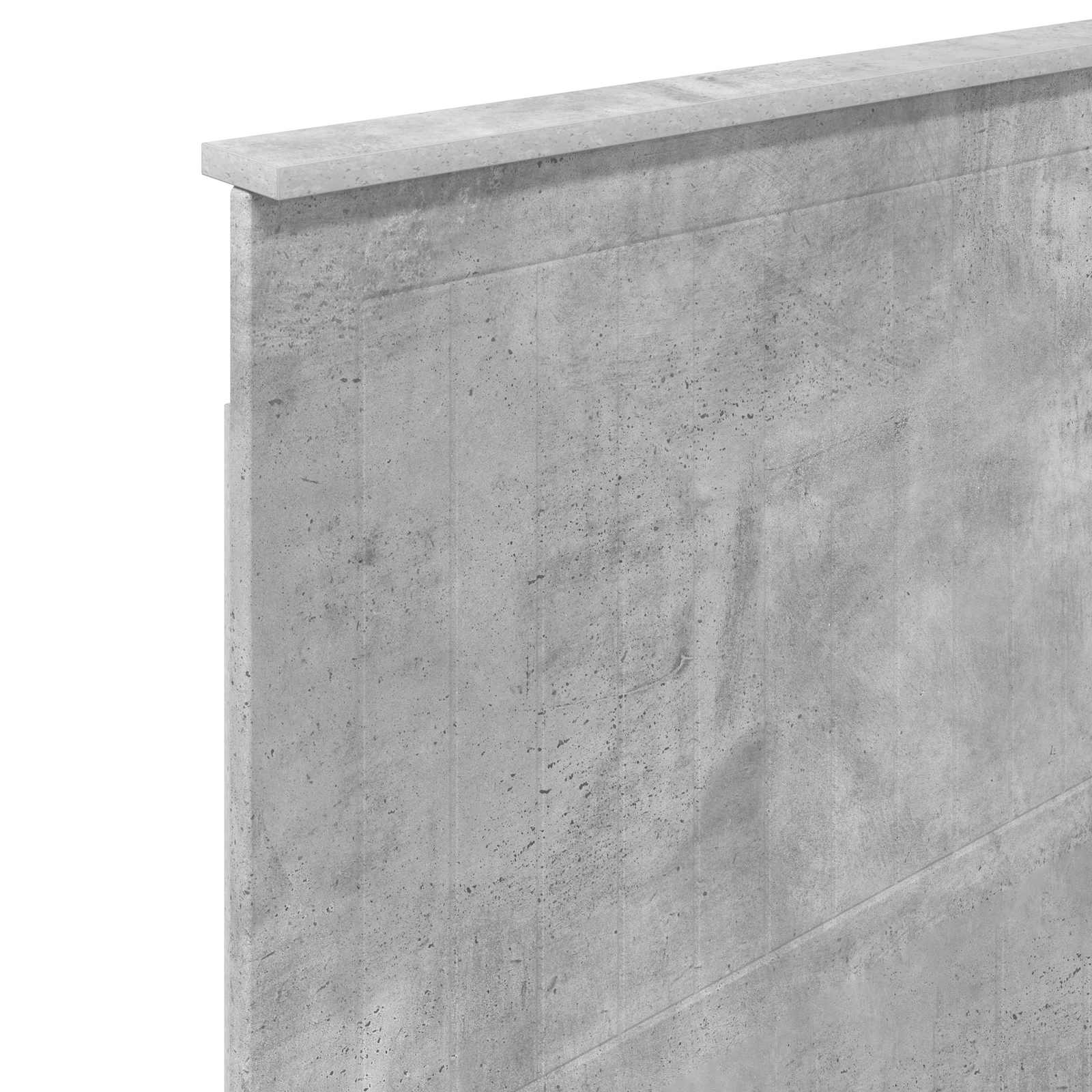 Uzglavlje s uzglavljem Betonski sivi 75 cm Konstruirano drvo