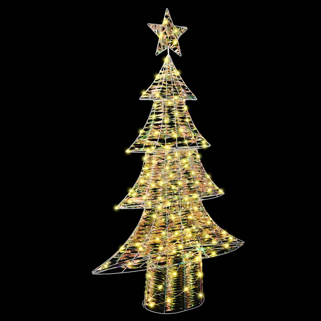 Božićno drvce s 160 LED svjetlima Topla bijela 150 cm PET