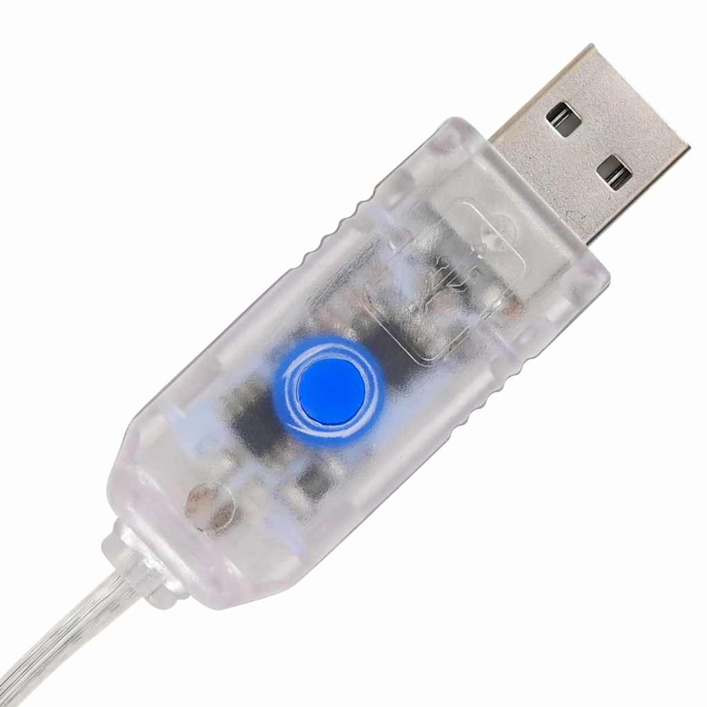 Božićno drvce s 160 LED svjetlima Plava 150 cm Akril