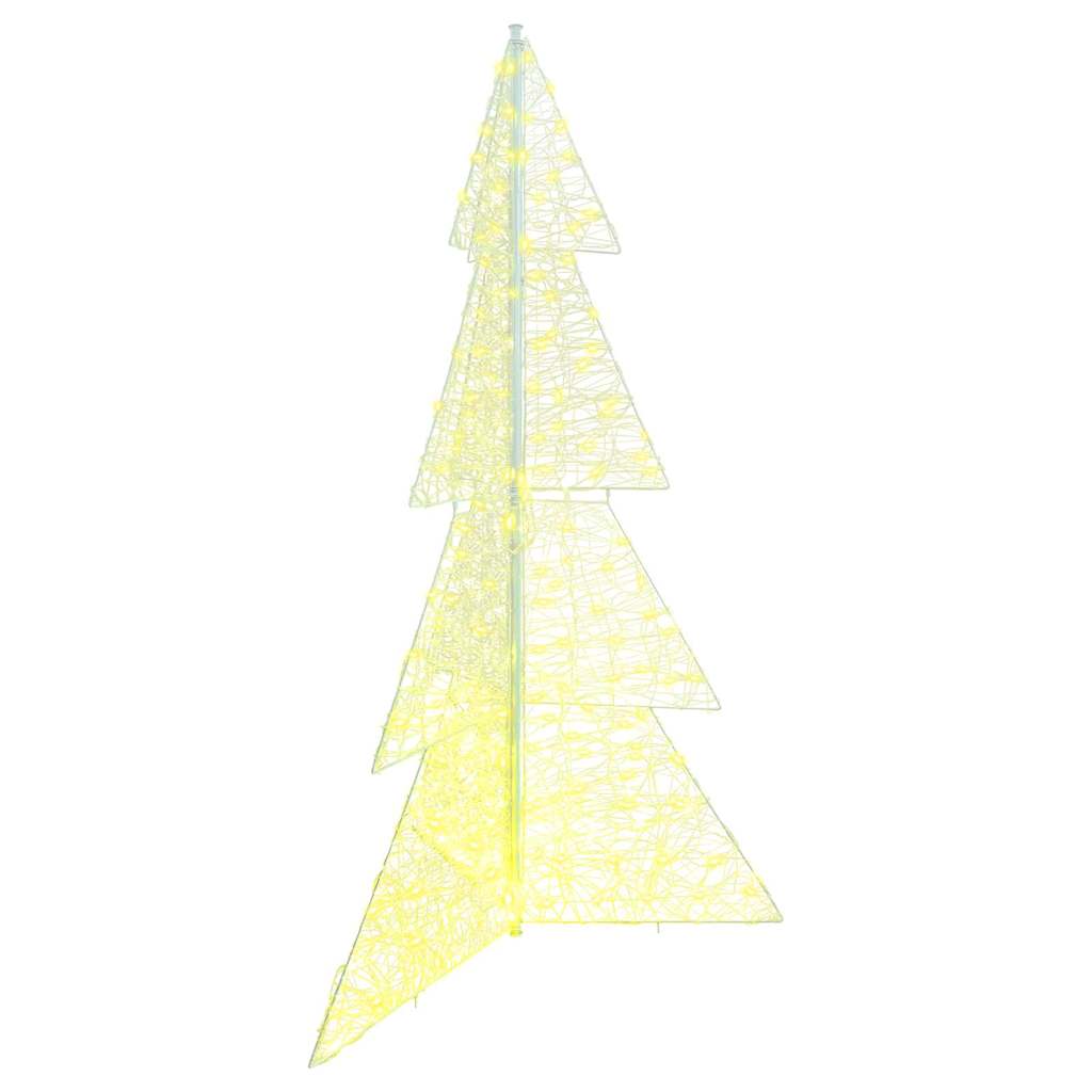 Božićno drvce s 240 LED svjetlima Topla bijela 180 cm Akril