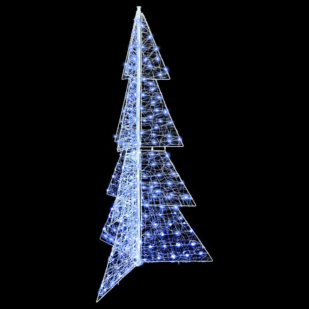 Božićno drvce s 240 LED svjetlima Hladna bijela 180 cm Akril