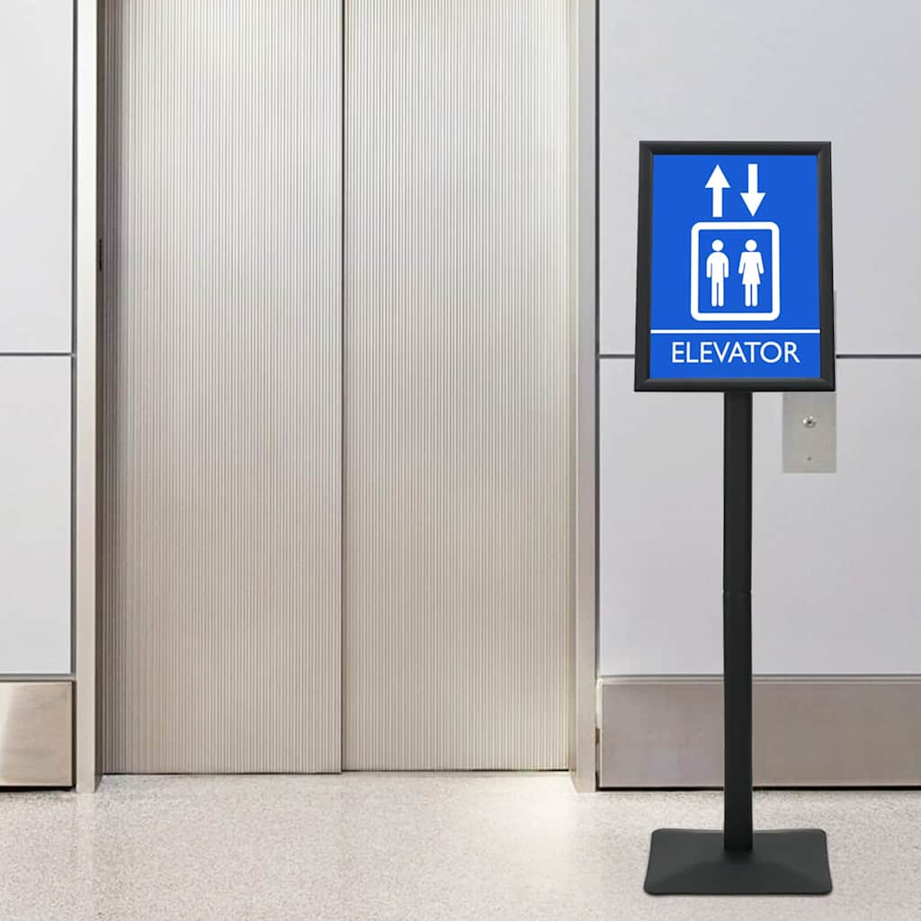 Postolje za poster Srebrno a3 Liveno željezo