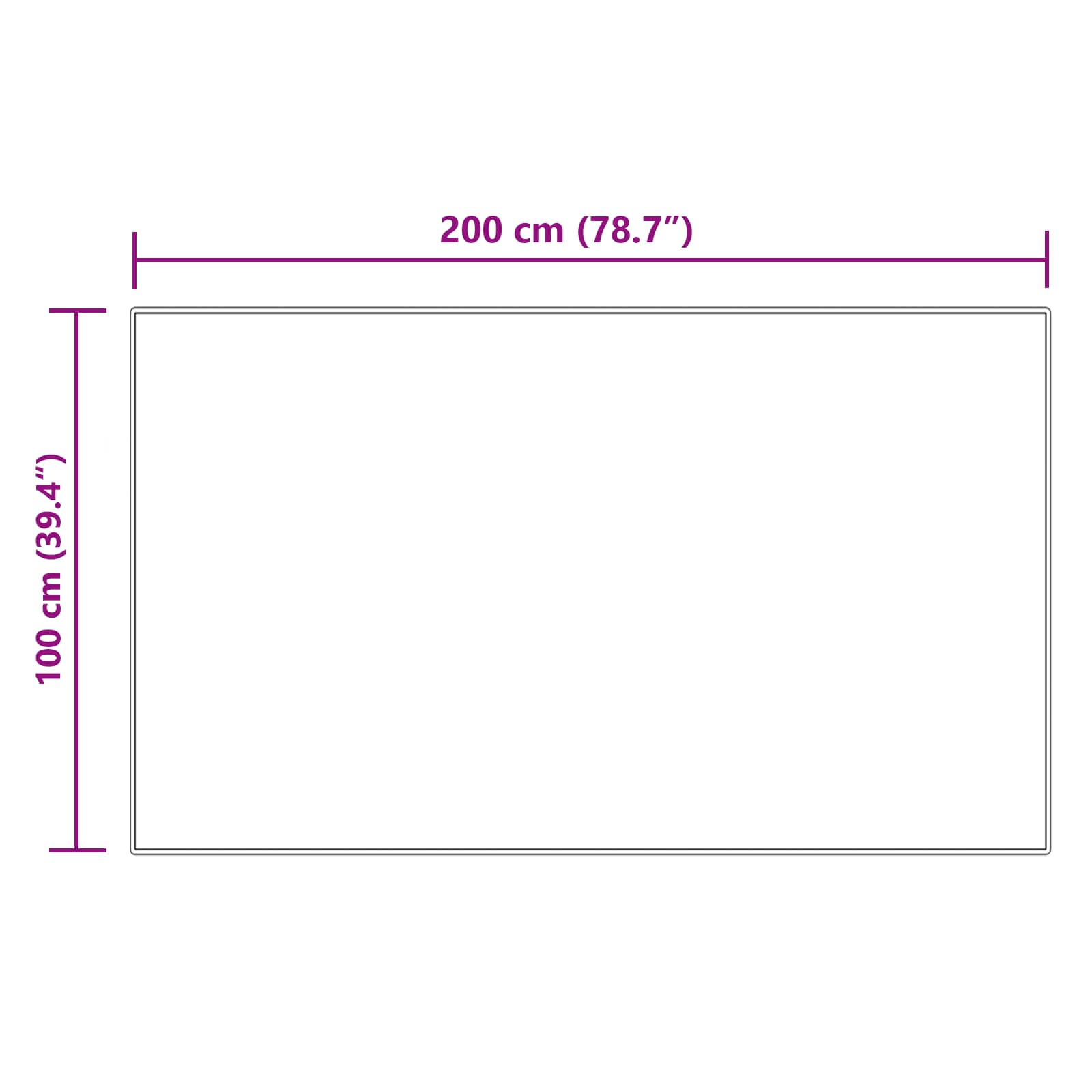 Tepih od umjetne ovčje kože TAFALLA Krem 100 x 200 cm Poliester