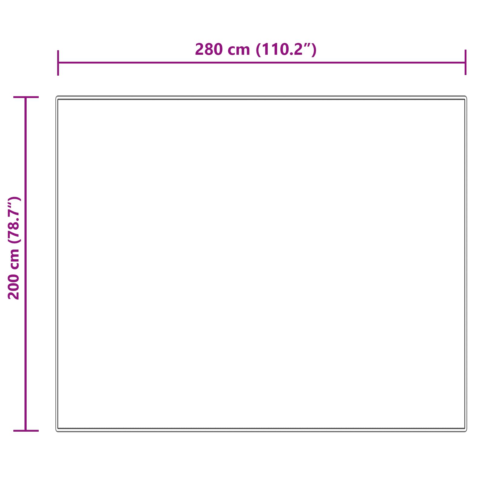 Tepih od umjetne ovčje kože TAFALLA Krem 200 x 280 cm Poliester