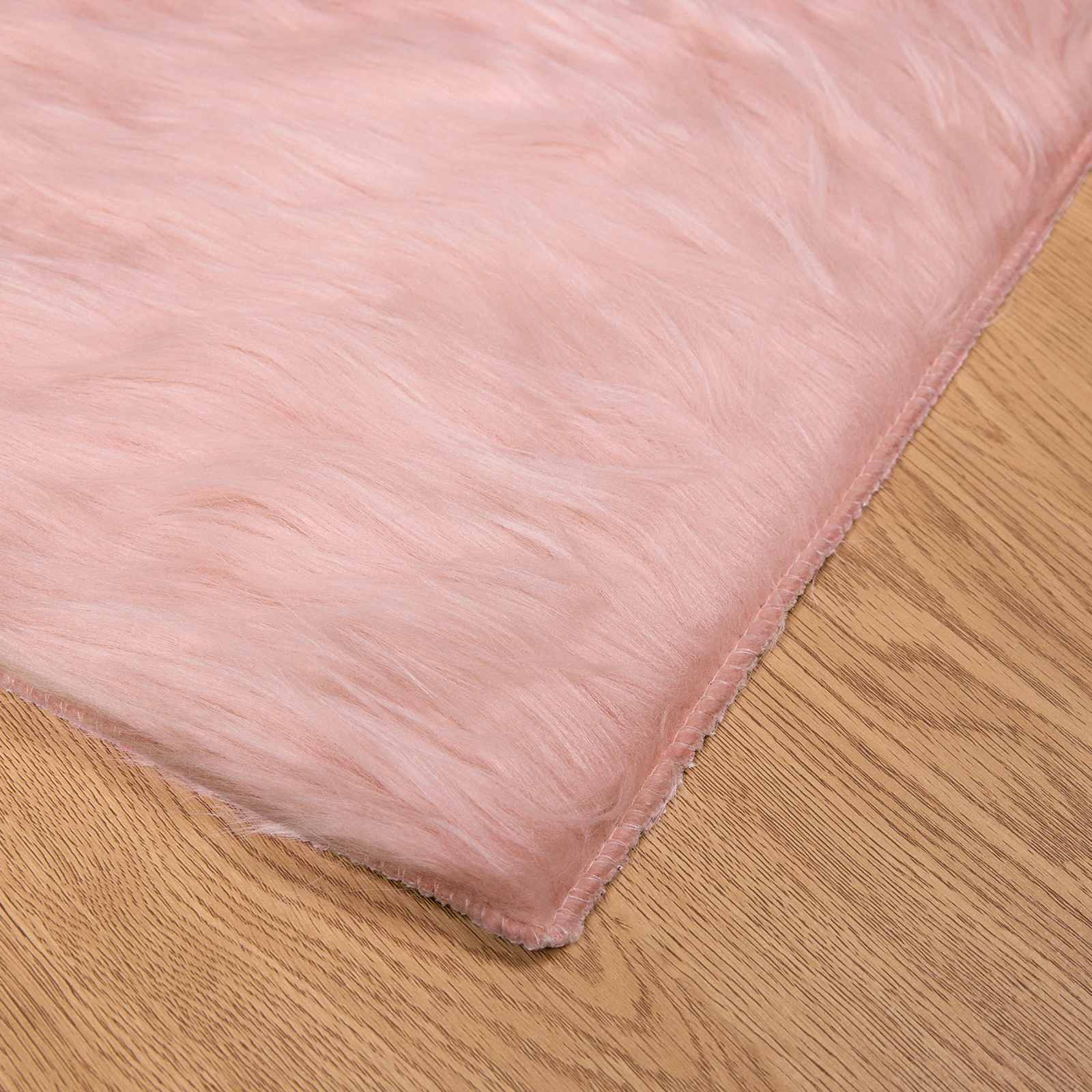 Tepih od umjetne ovčje kože TAFALLA Ružičasta 60 x 110 cm