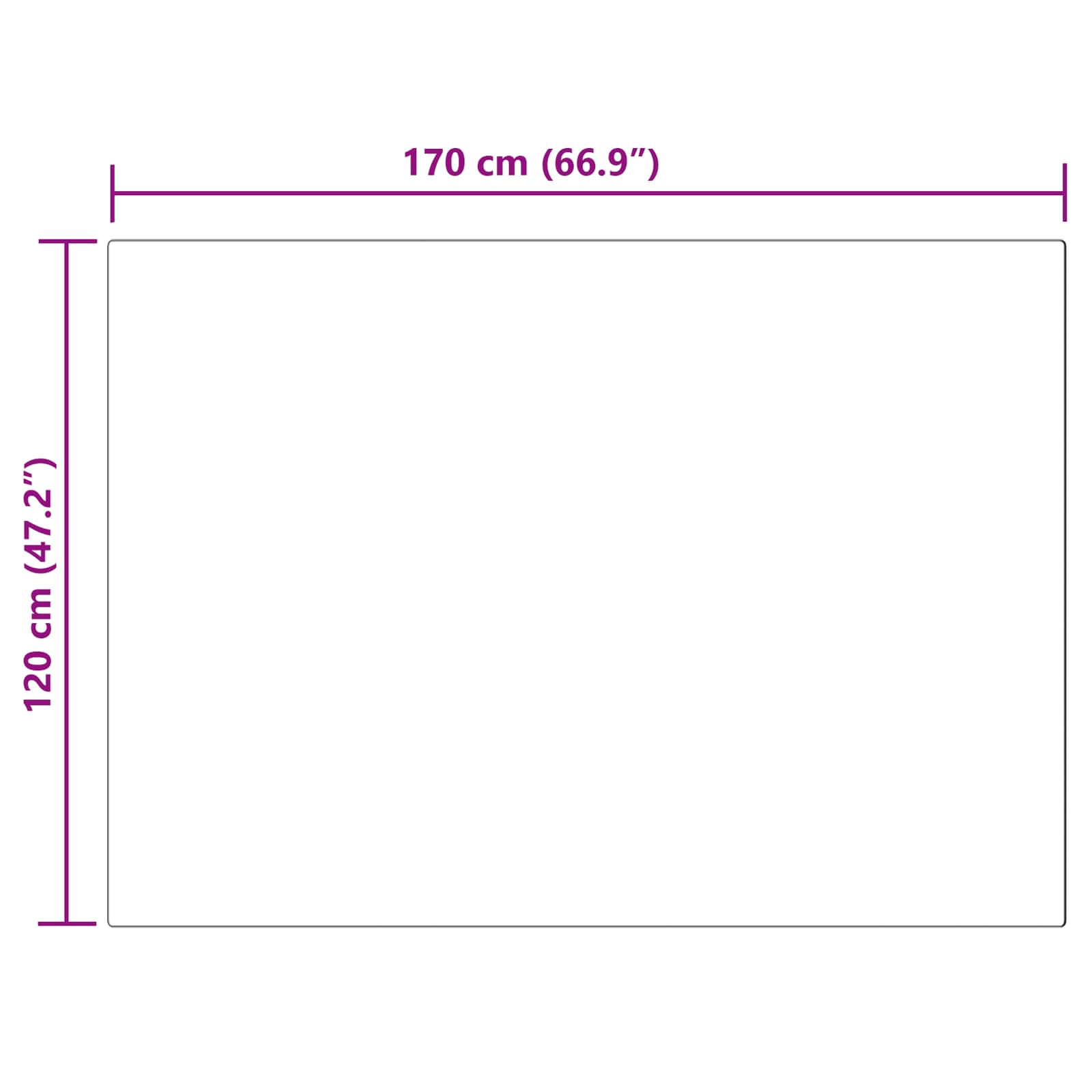 Tepih od umjetne ovčje kože TAFALLA Crna 120 x 170 cm Poliester