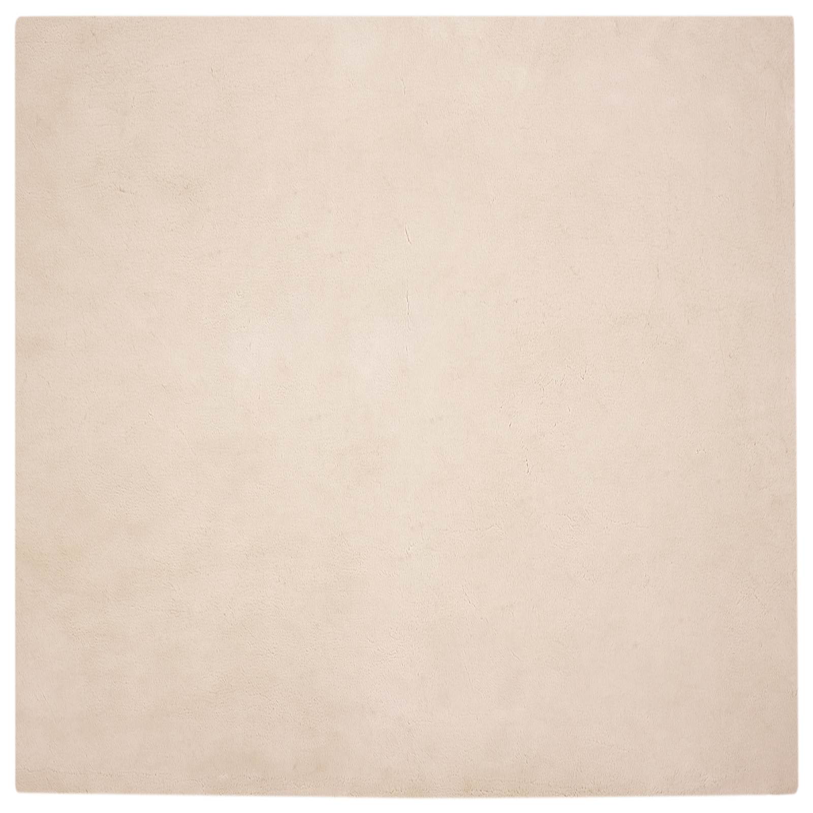 Protuklizni tepih od umjetnog zečjeg krzna OLITE Sivosmeđa