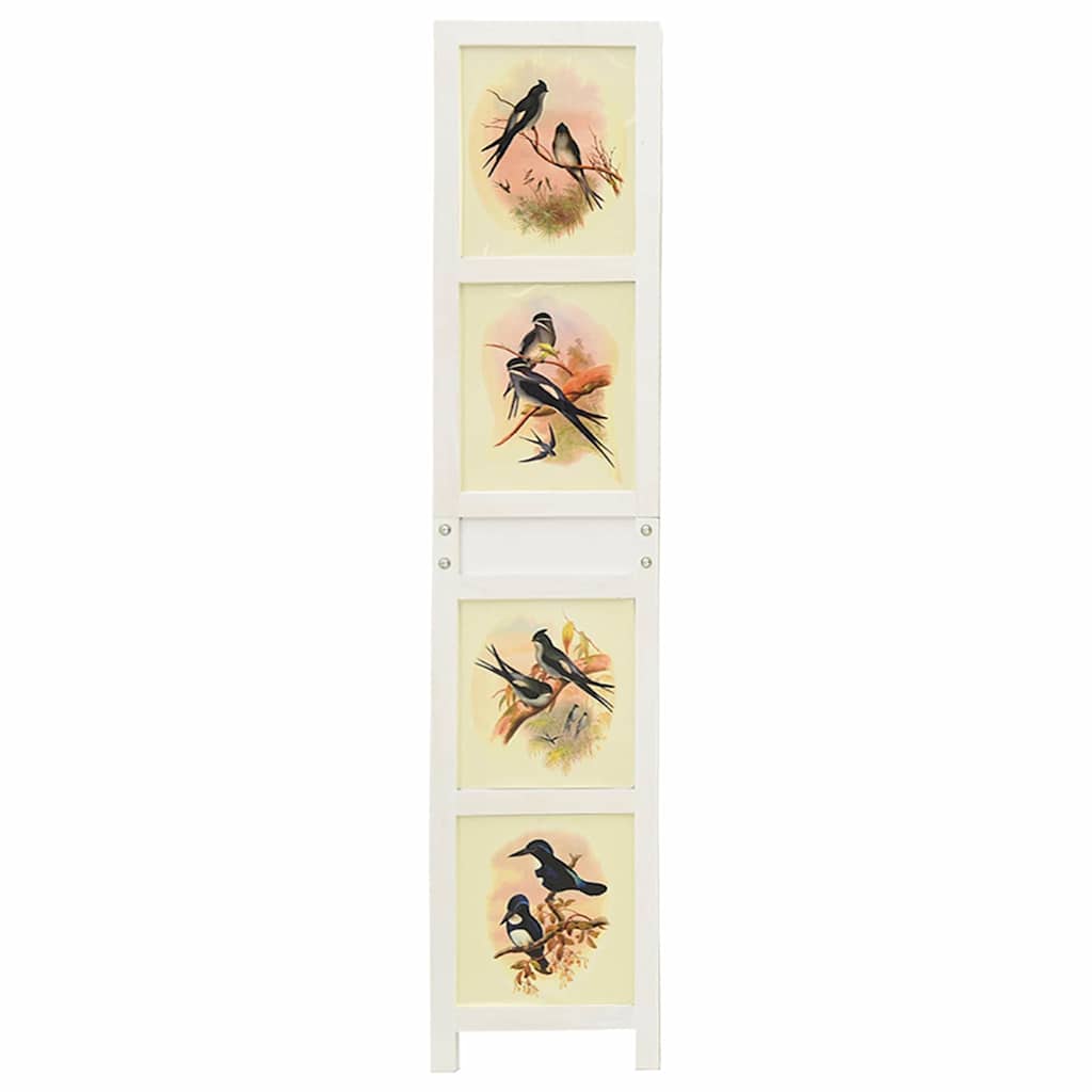 Romdivider Panel Bijelo 141,5 x 165 cm MDF