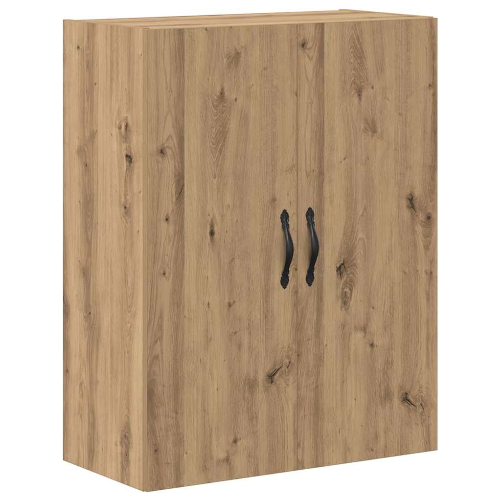 Highboard 2 pcs Umjetnički hrast Inženjersko drvo i staklo