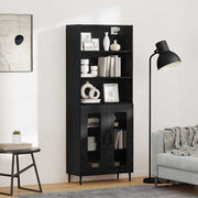 Highboard Crni hrast 69,5 x 34 x 180 cm