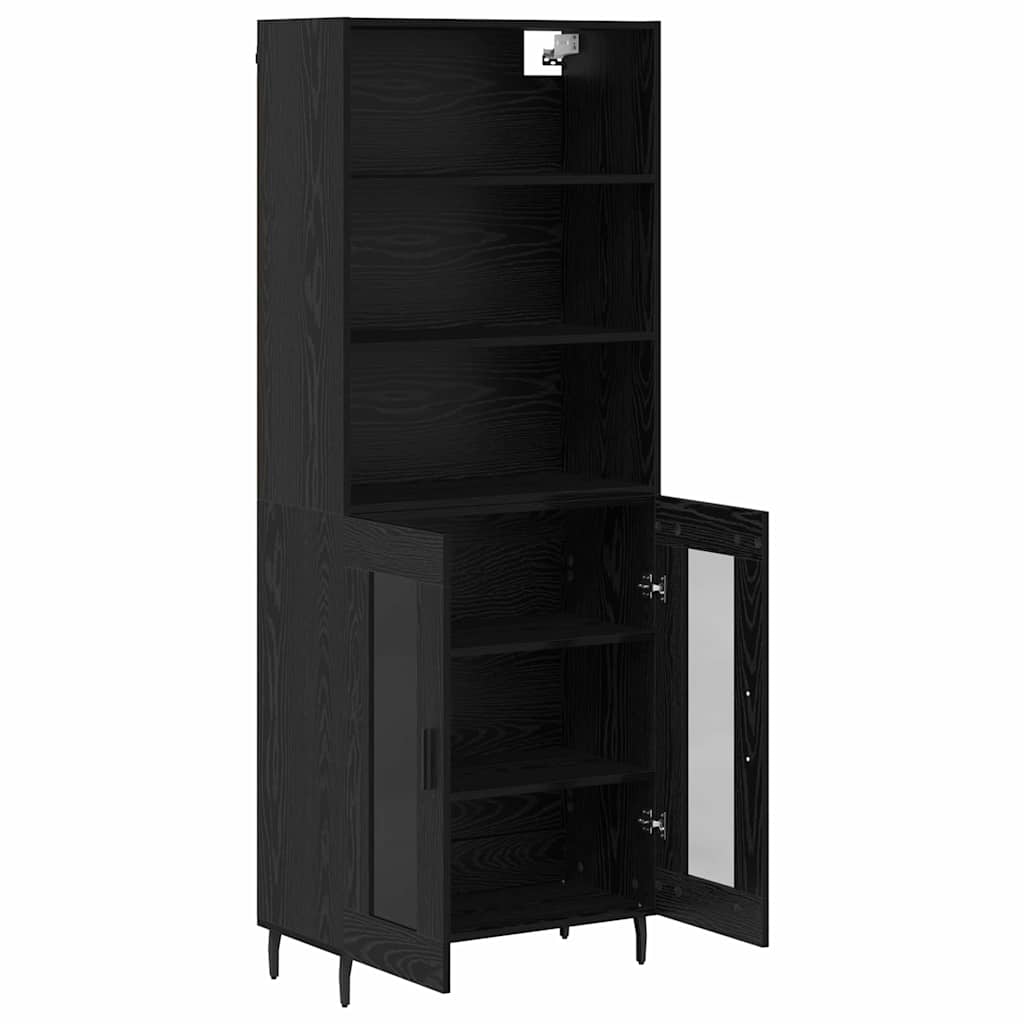 Highboard Crni hrast 69,5 x 34 x 180 cm