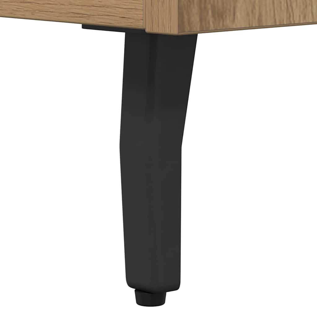 Highboard 2 pcs Umjetnički hrast Inženjerska drva i staklo