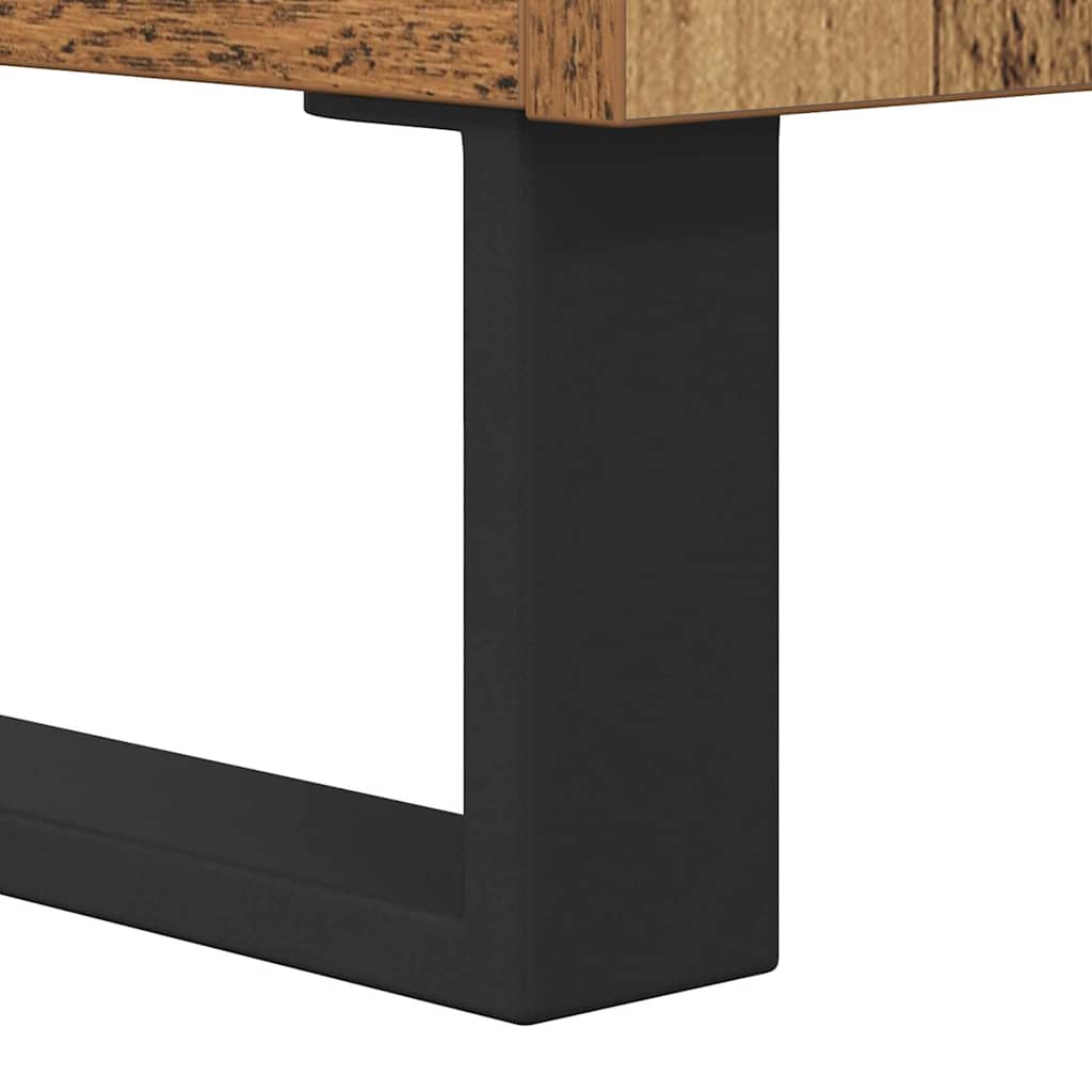 Highboard 2 pcs Staro drvo Konstruirano drvo