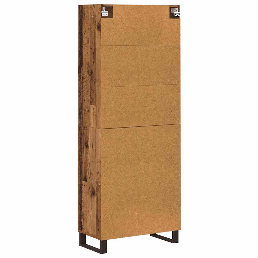 Highboard 2 pcs Staro drvo Konstruirano drvo