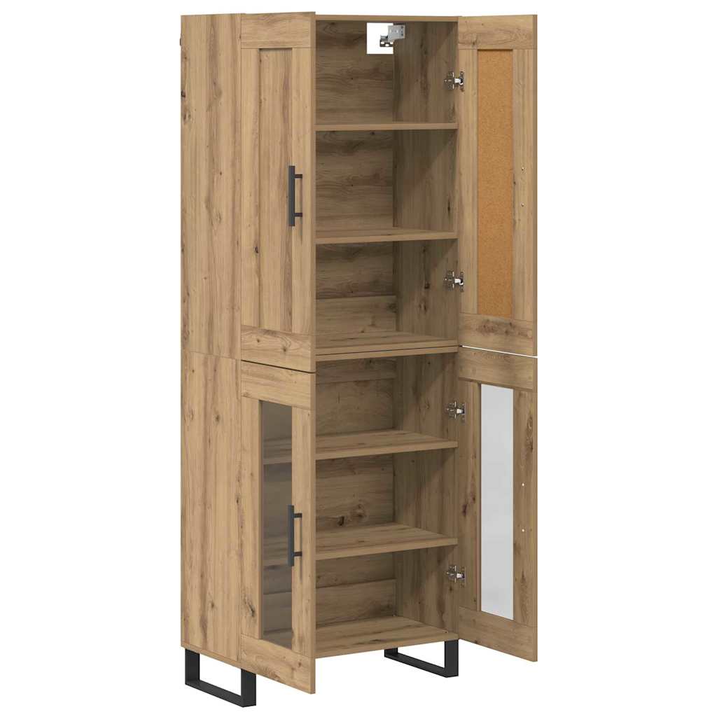 Highboard Umjetnički hrast 69,5 x 34 x 180 cm Konstruirano drvo