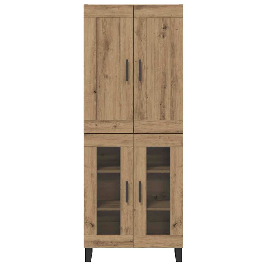 Highboard Umjetnički hrast 69,5 x 34 x 180 cm Konstruirano drvo