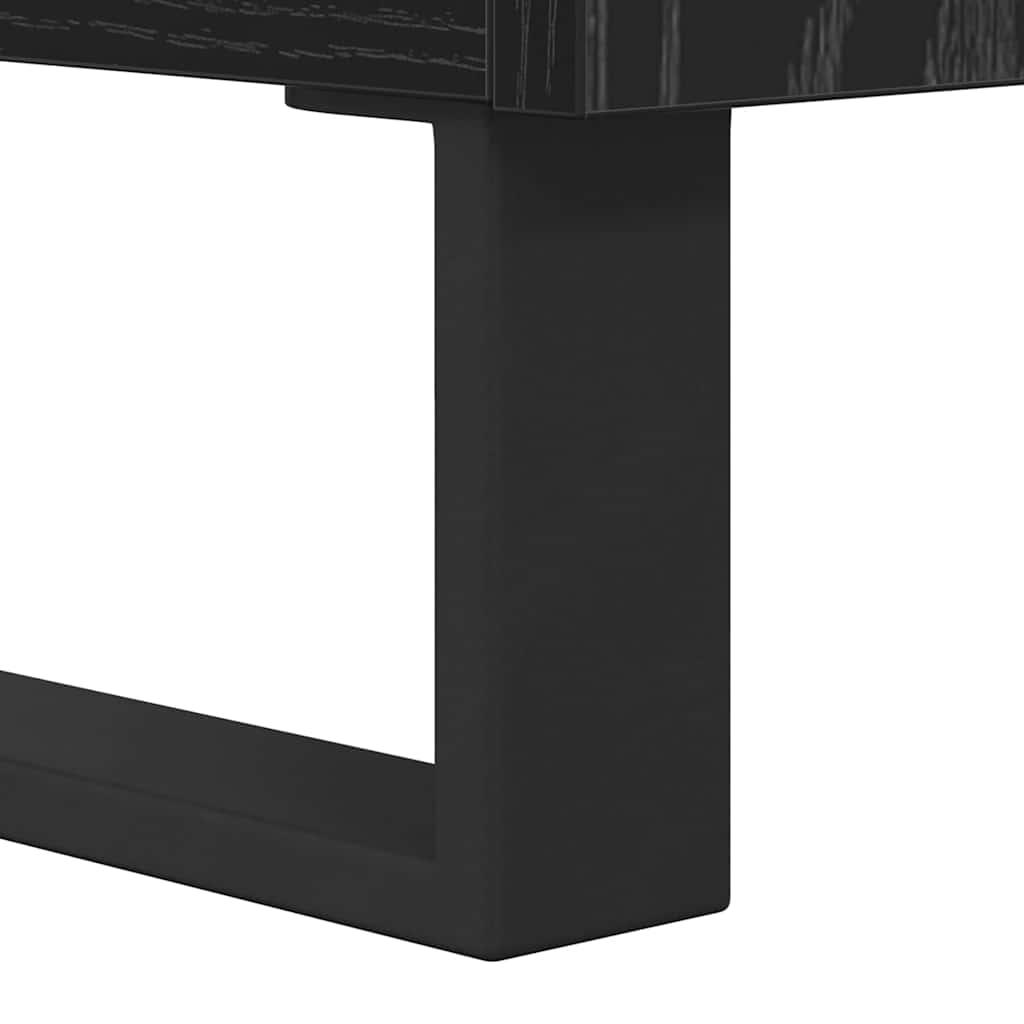 Highboard Crni hrast 69,5 x 34 x 180 cm Konstruirano drvo