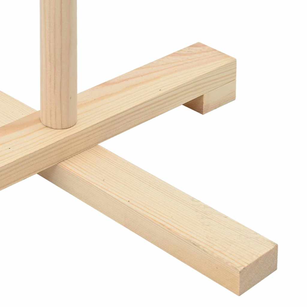 Drveno božićno drvce Prirodna 150 cm Masivno borovo drvo