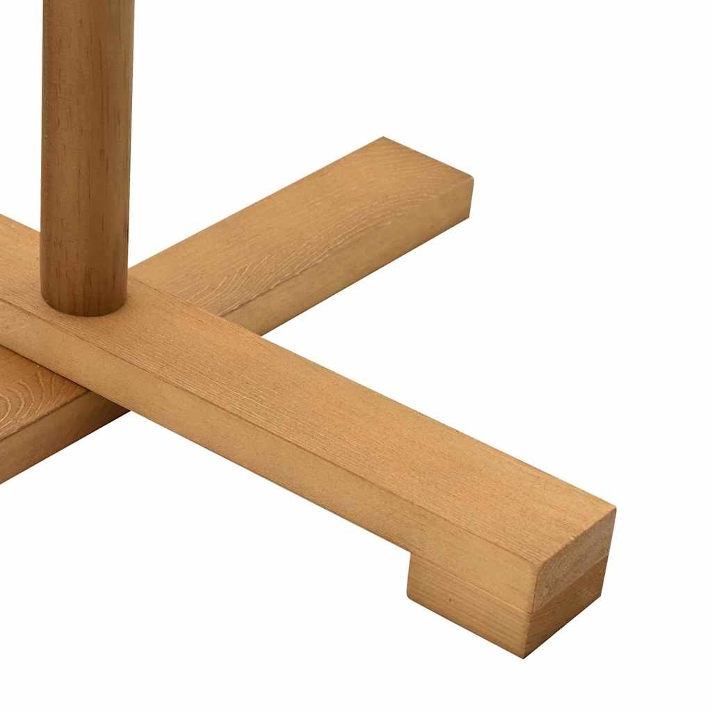 Drveno božićno drvce Smeđa 125 cm Masivno borovo drvo