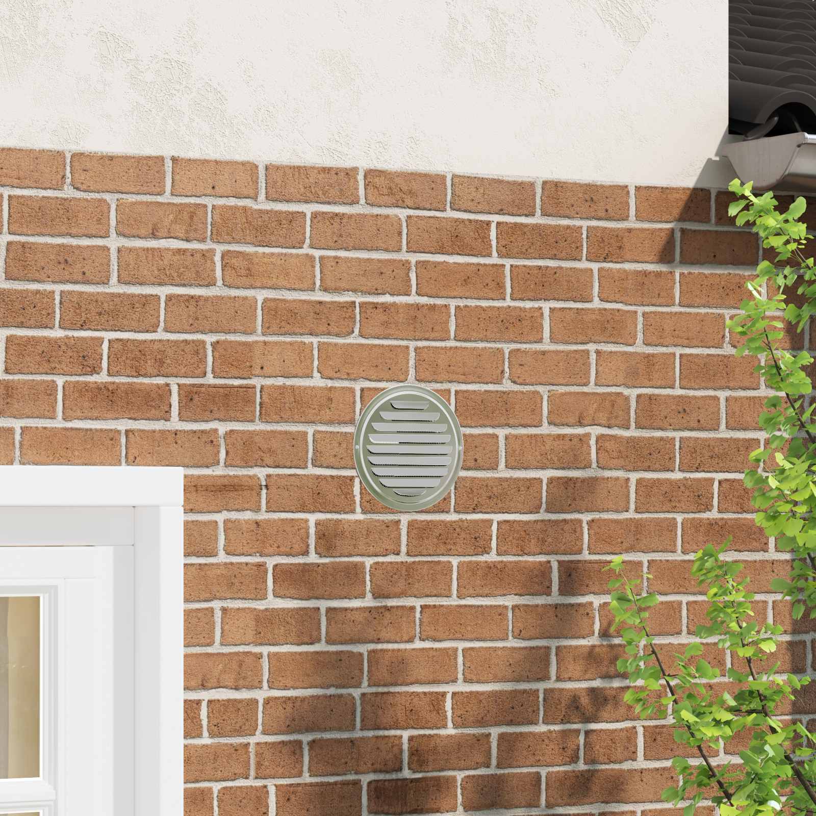 Pokrov ventilacije 4 pcs Srebrno 150 mm Nehrđajući čelik