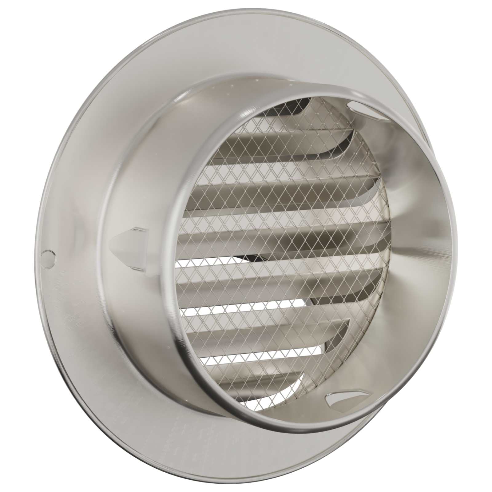Pokrov ventilacije 8 pcs Srebrno 80 mm Nehrđajući čelik