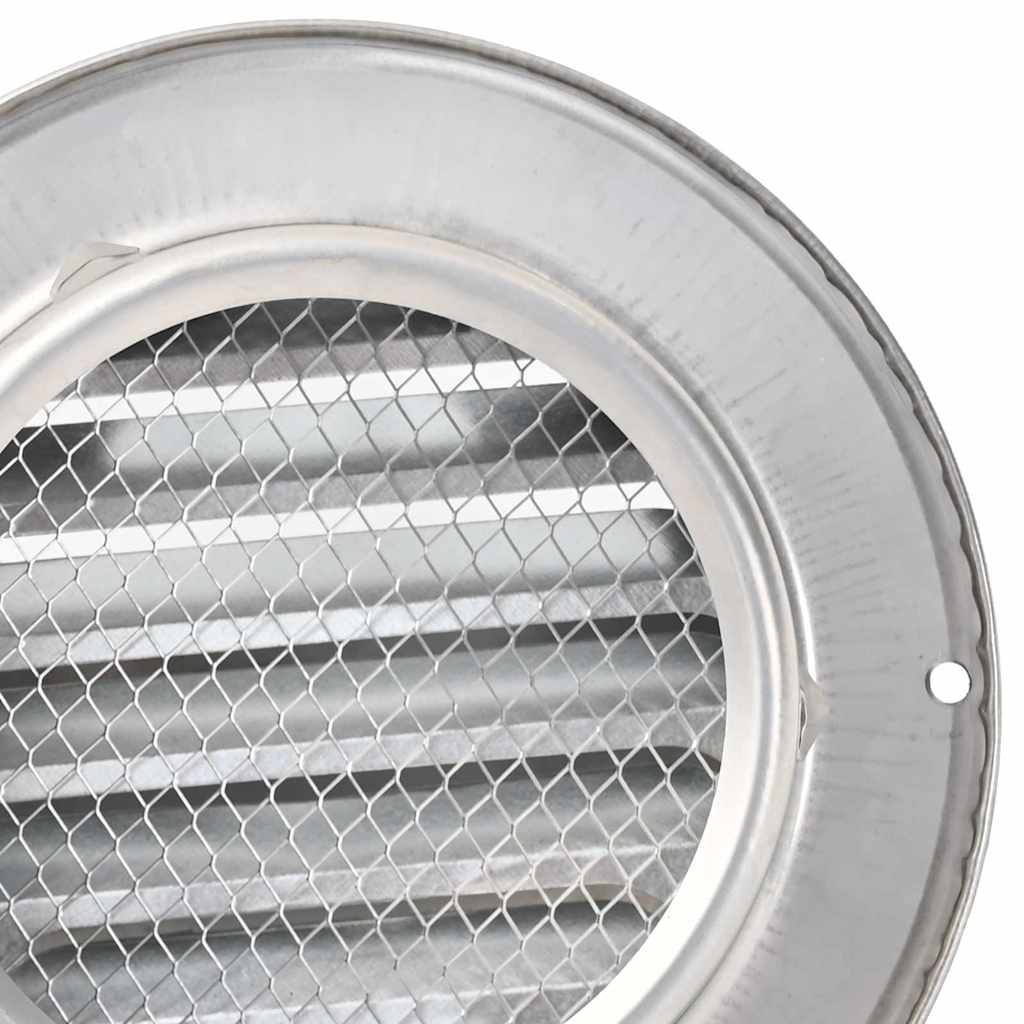 Pokrov ventilacije 2 pcs Srebrno 100 mm Nehrđajući čelik