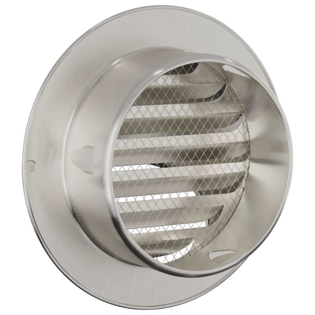 Pokrov ventilacije 8 pcs Srebrno 100 mm Nehrđajući čelik