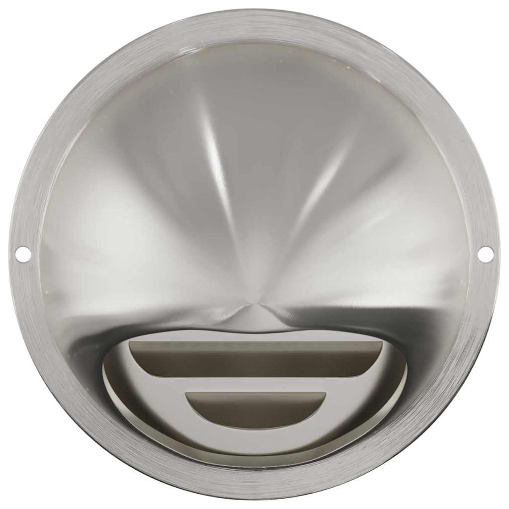 Pokrov ventilacije 8 pcs Srebrno 100 mm Nehrđajući čelik