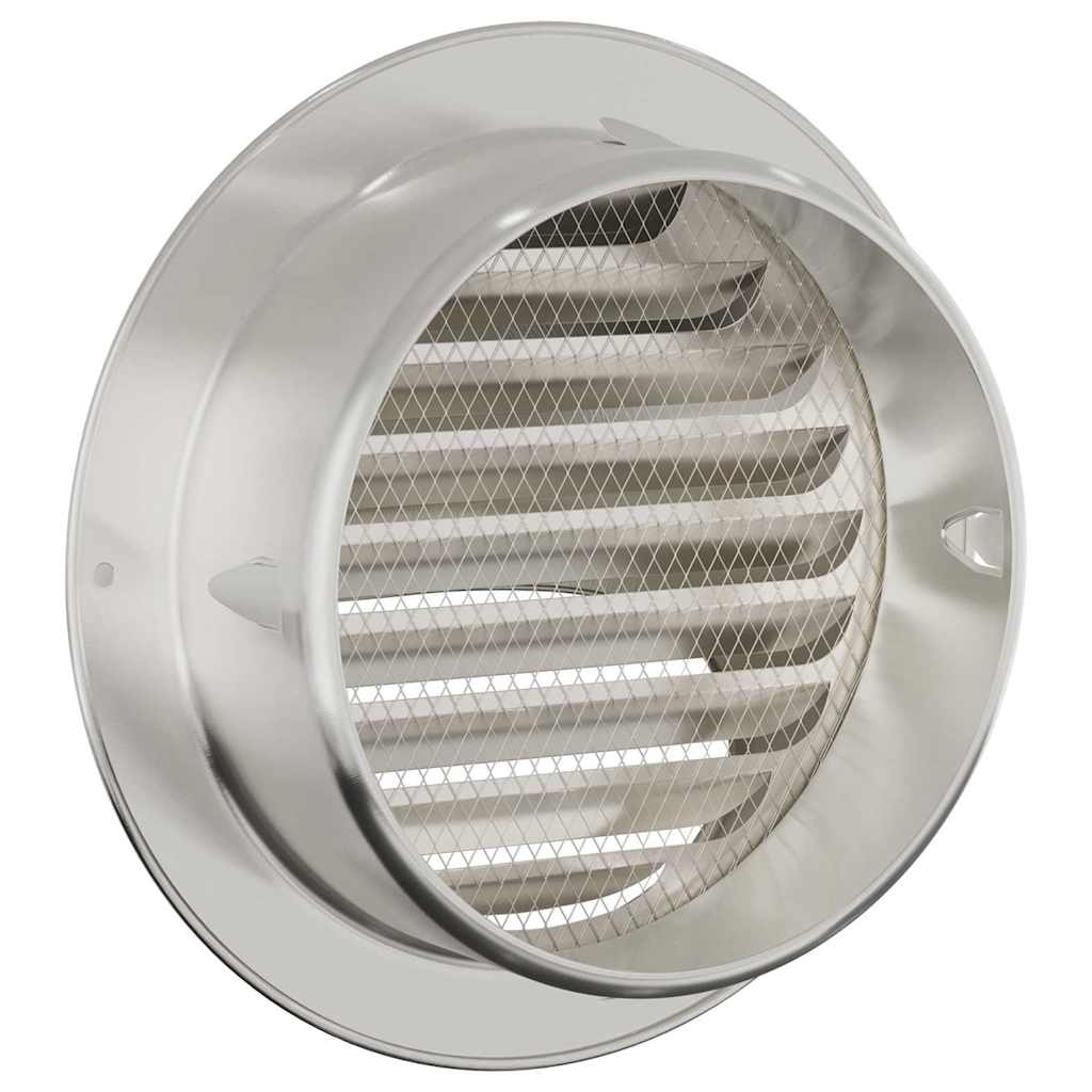 Pokrov ventilacije 2 pcs Srebrno 150 mm Nehrđajući čelik