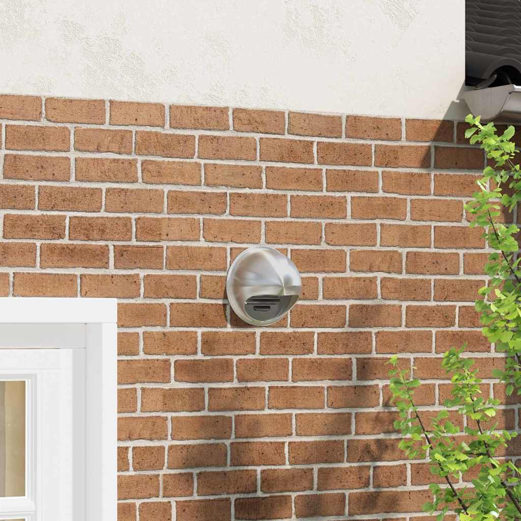 Pokrov ventilacije 2 pcs Srebrno 200 mm Nehrđajući čelik