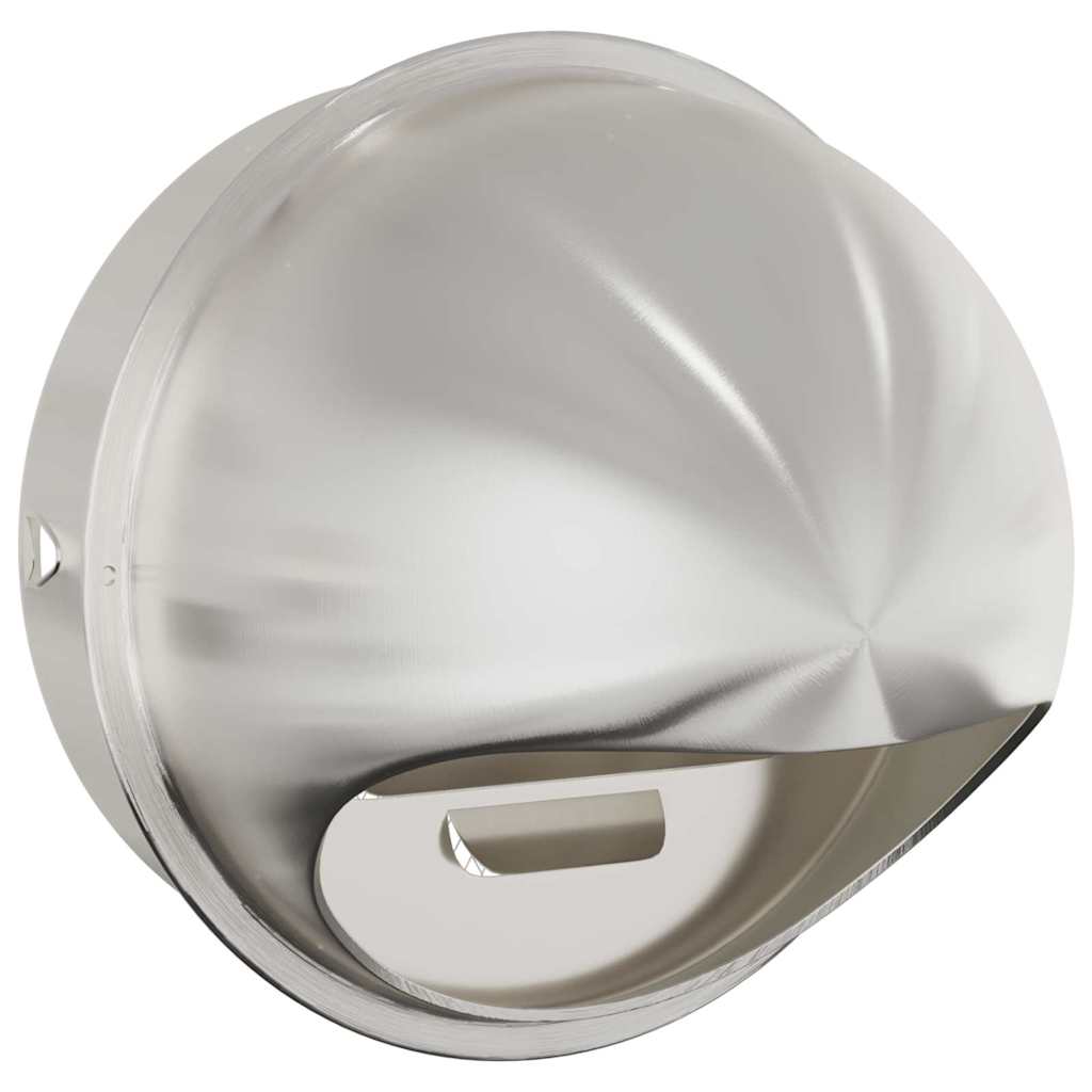 Pokrov ventilacije 2 pcs Srebrno 200 mm Nehrđajući čelik