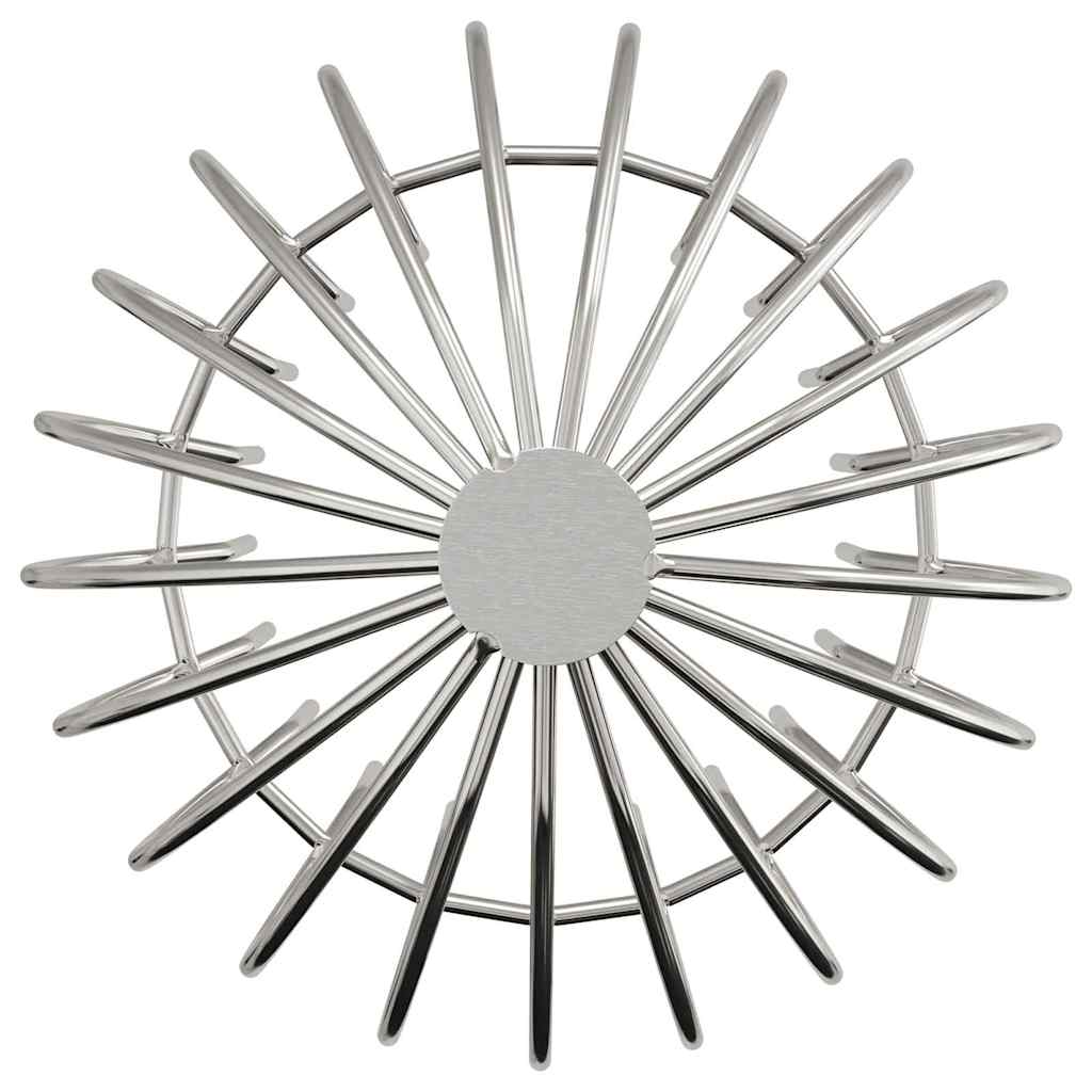 Zaštita od lišća za žljeb 8 pcs Srebrno 160 mm Nehrđajući čelik
