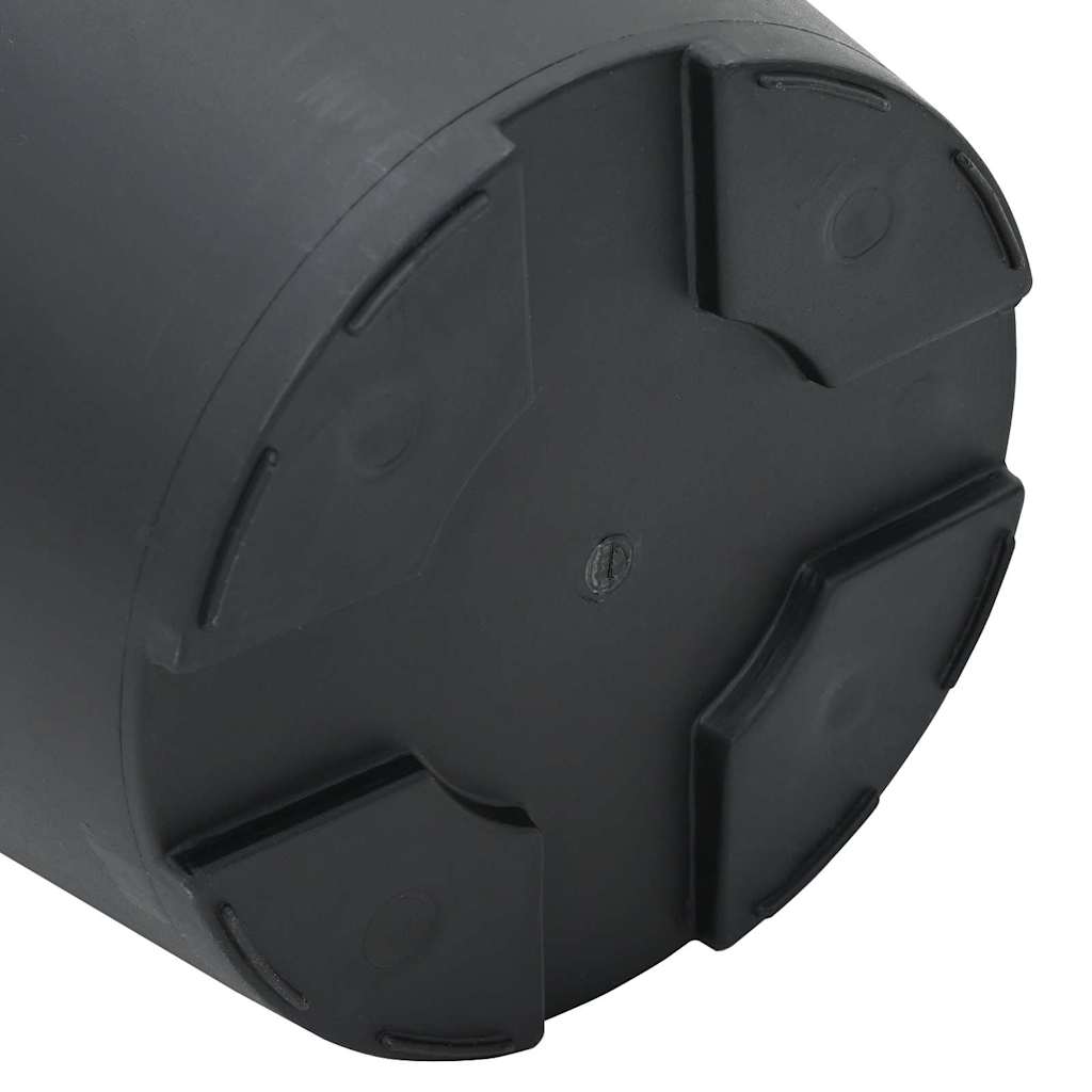 Okrugla saksija za cveće 24 pcs Crna Ø 19 x 16 cm Plastika