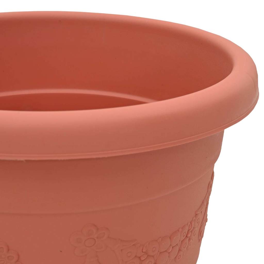 Okrugla saksija za cveće 6 pcs Crvena cigla Ø 34 x 28 cm