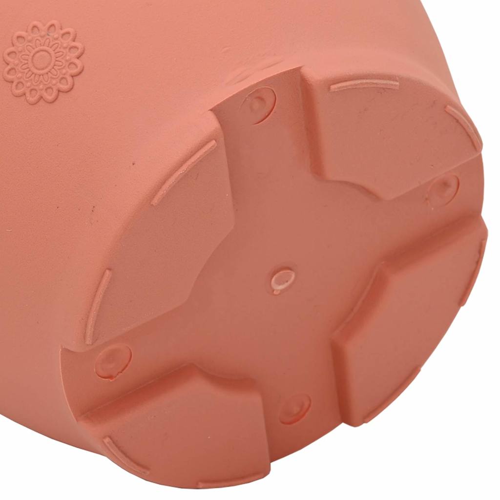 Okrugla saksija za cveće 24 pcs Crvena cigla Ø 34 x 28 cm
