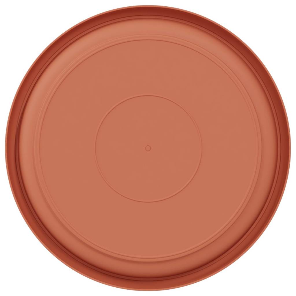 Kružni Pladanj za Cvijeće 6 pcs Crvena cigla Ø 23,5 x 2,5 cm
