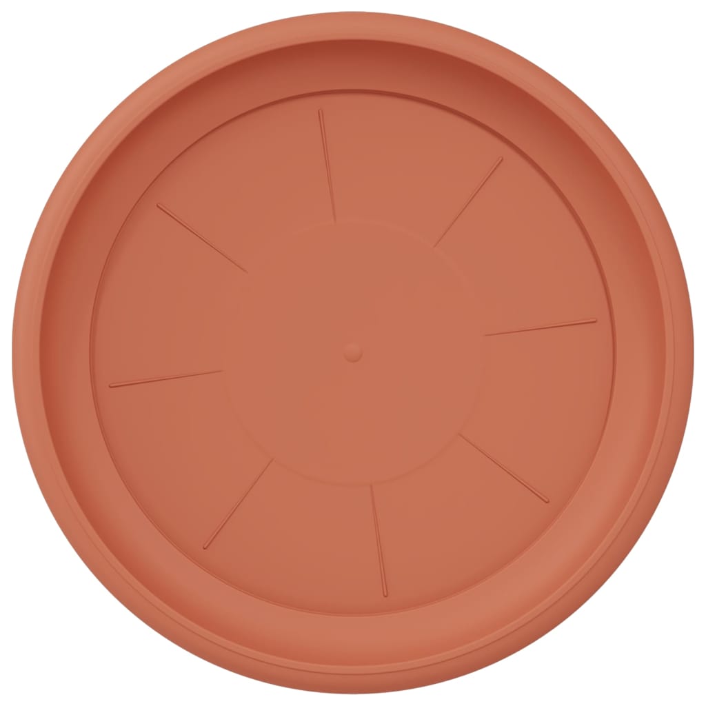 Kružni Pladanj za Cvijeće 6 pcs Crvena cigla Ø 27 x 2,5 cm