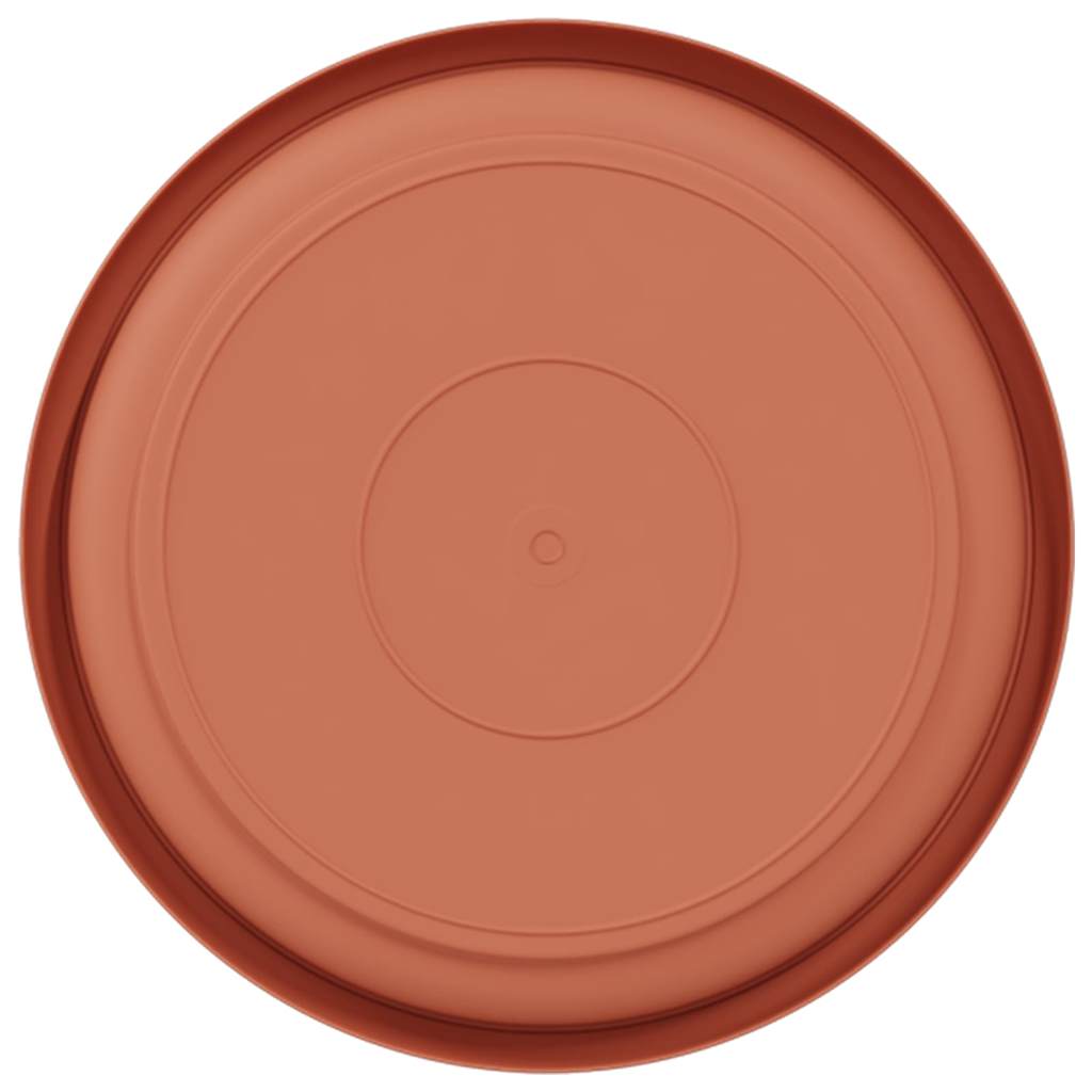 Kružni Pladanj za Cvijeće 24 pcs Crvena cigla Ø 14 x 2 cm