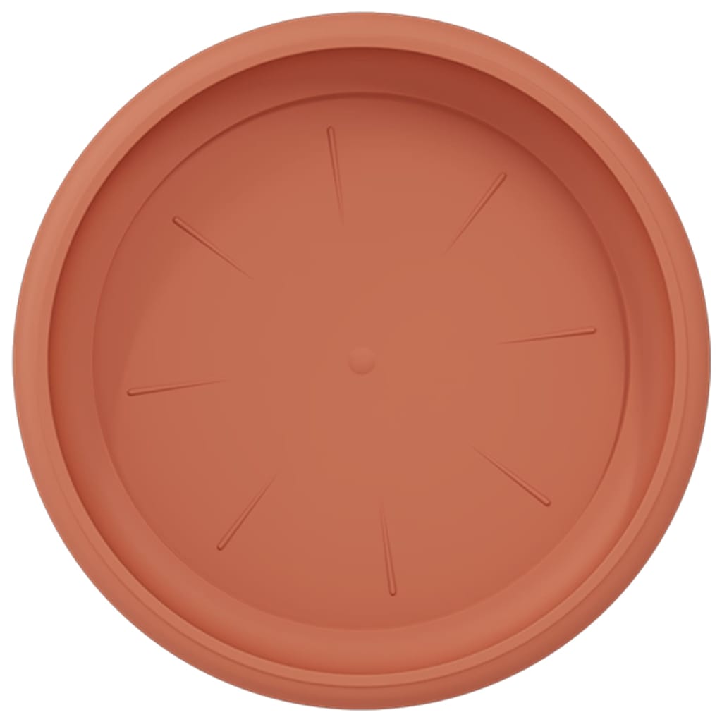 Kružni Pladanj za Cvijeće 24 pcs Crvena cigla Ø 14 x 2 cm