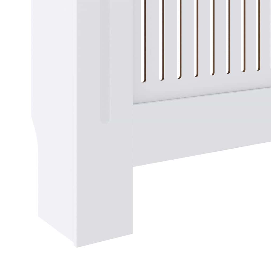Pokrivač radijatora 2 pcs Bijelo 205 x 20,5 x 81,5 cm