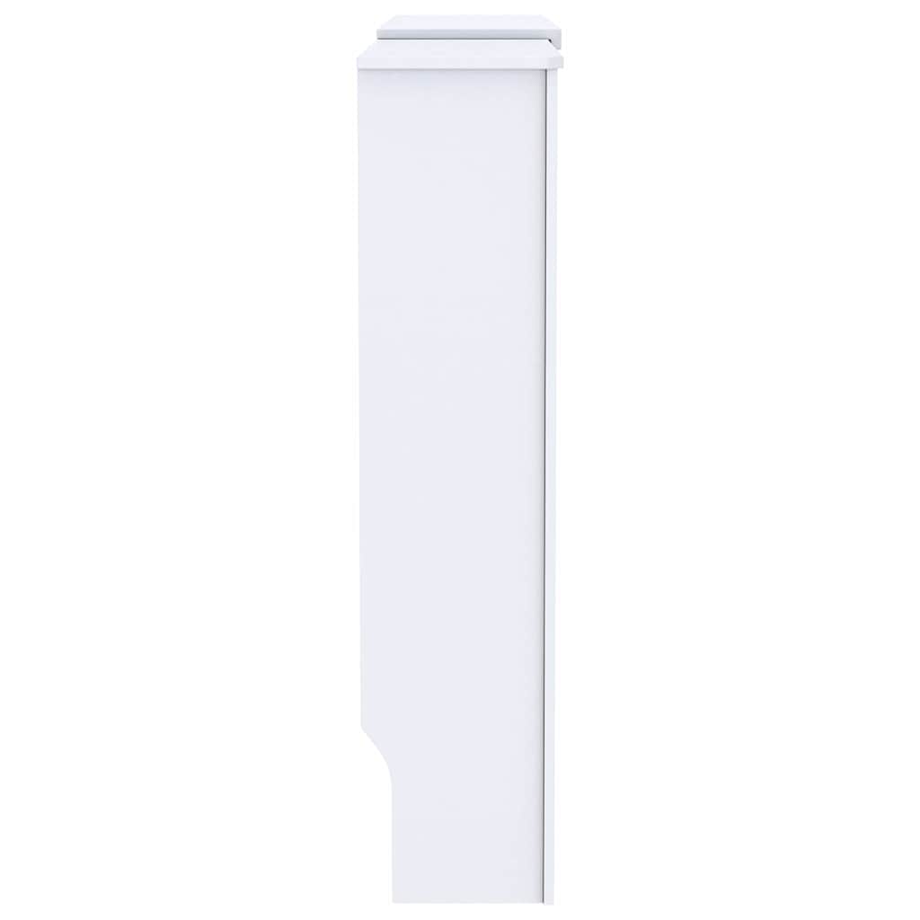Pokrivač radijatora 2 pcs Bijelo 205 x 20,5 x 81,5 cm