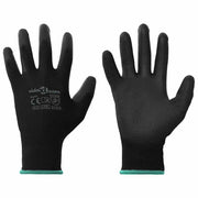 Rukavice za rad 24 pcs Crna 11 / XXL Poliester