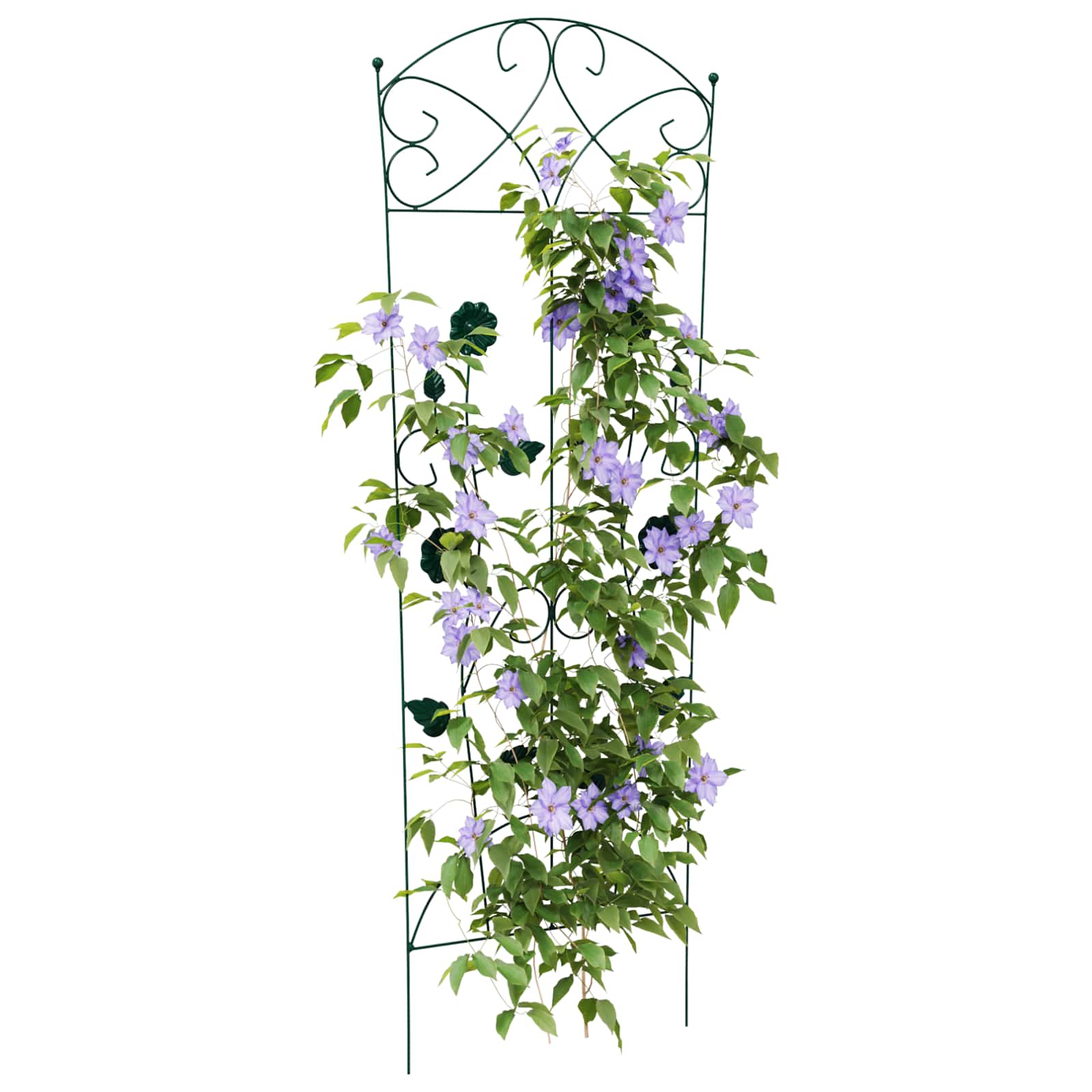 Vrtna Ograda 3 pcs Zelena 110,5 x 42,5 cm Čelik