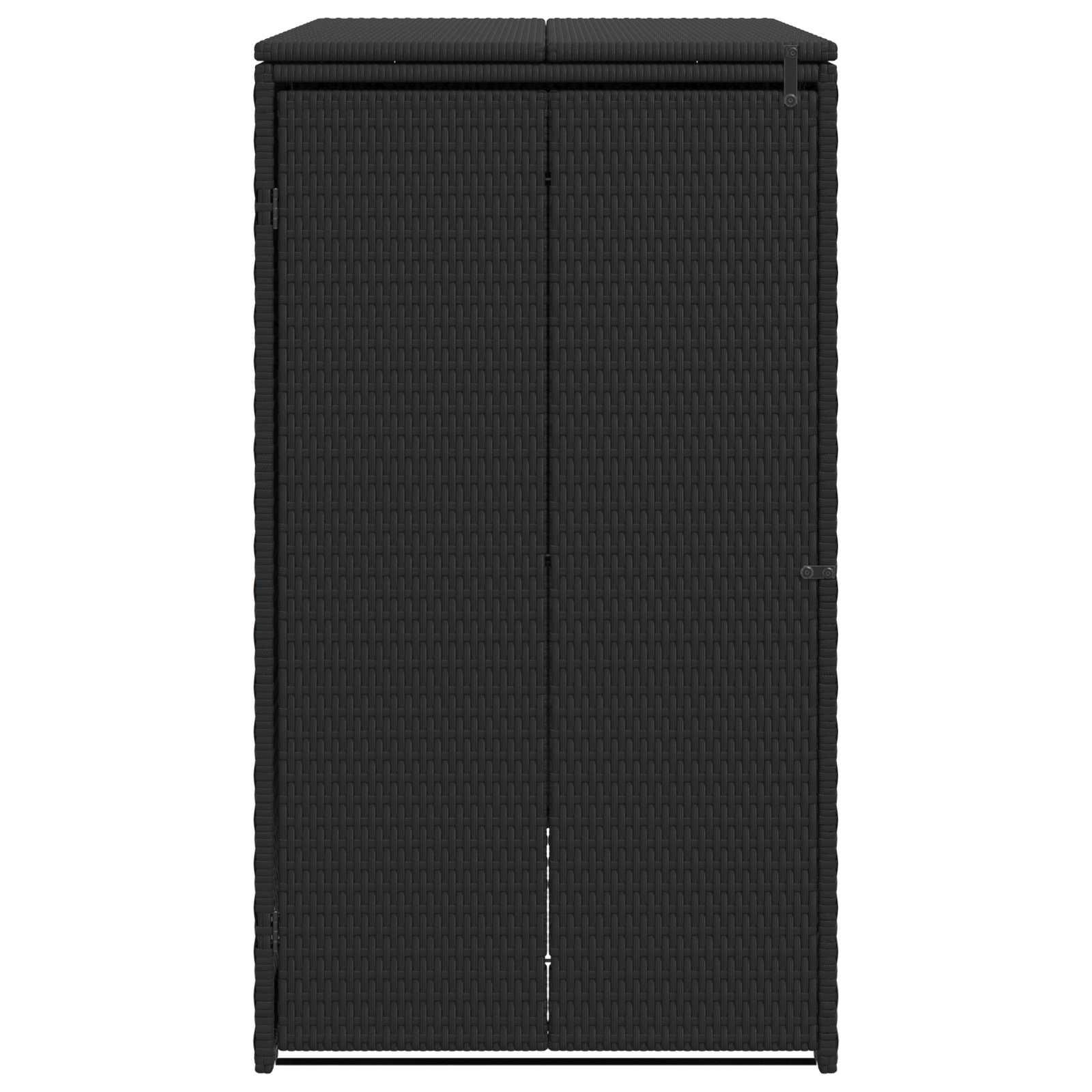 Kutija za smeće Crna 65 x 80 x 115 cm Polietilen