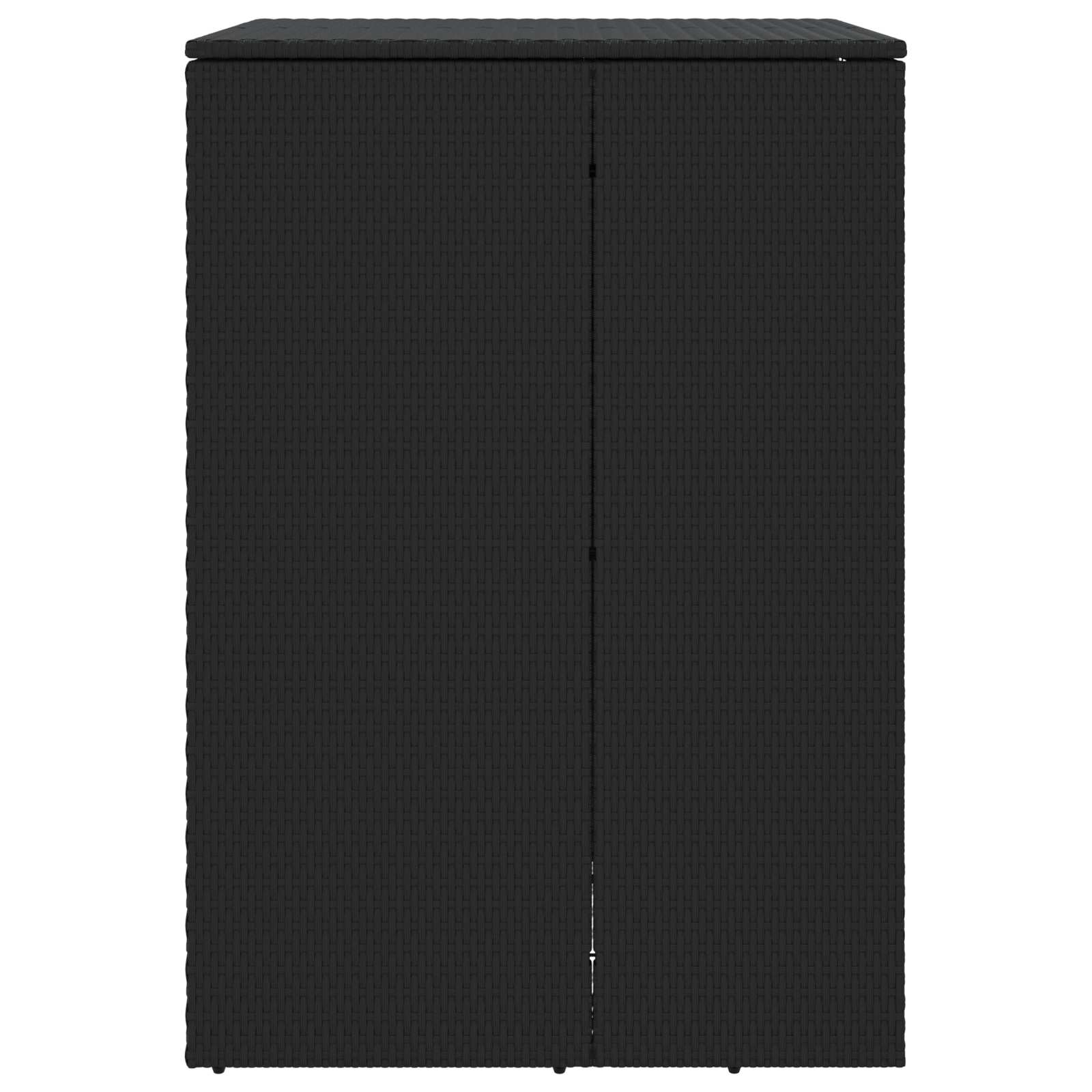 Kutija za smeće Crna 65 x 80 x 115 cm Polietilen