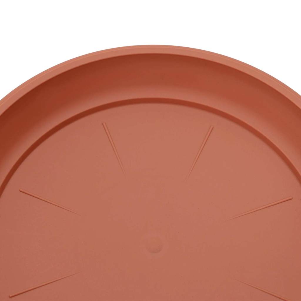 Saksije za biljke 6 pcs Crvena cigla Ø 17 x 14 cm Plastika