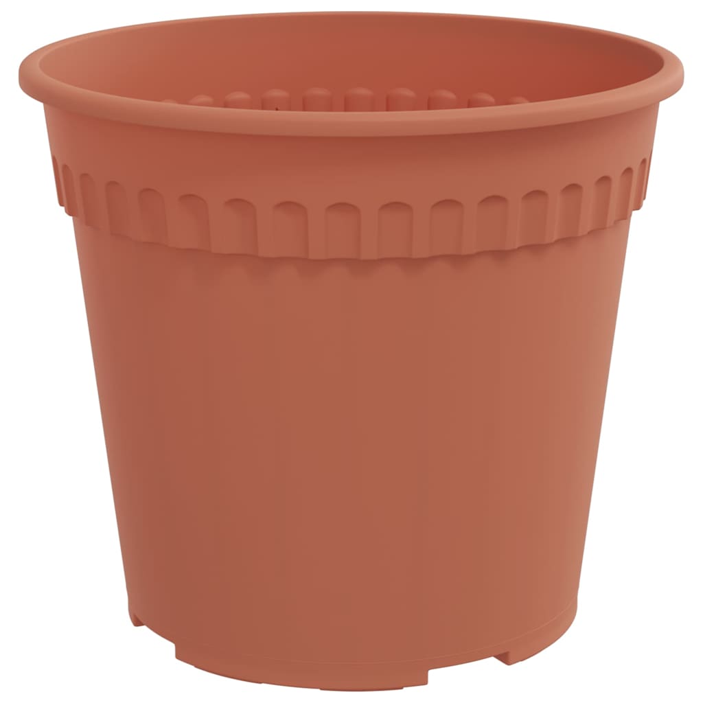 Saksije za biljke 6 pcs Crvena cigla Ø 19 x 16 cm Plastika
